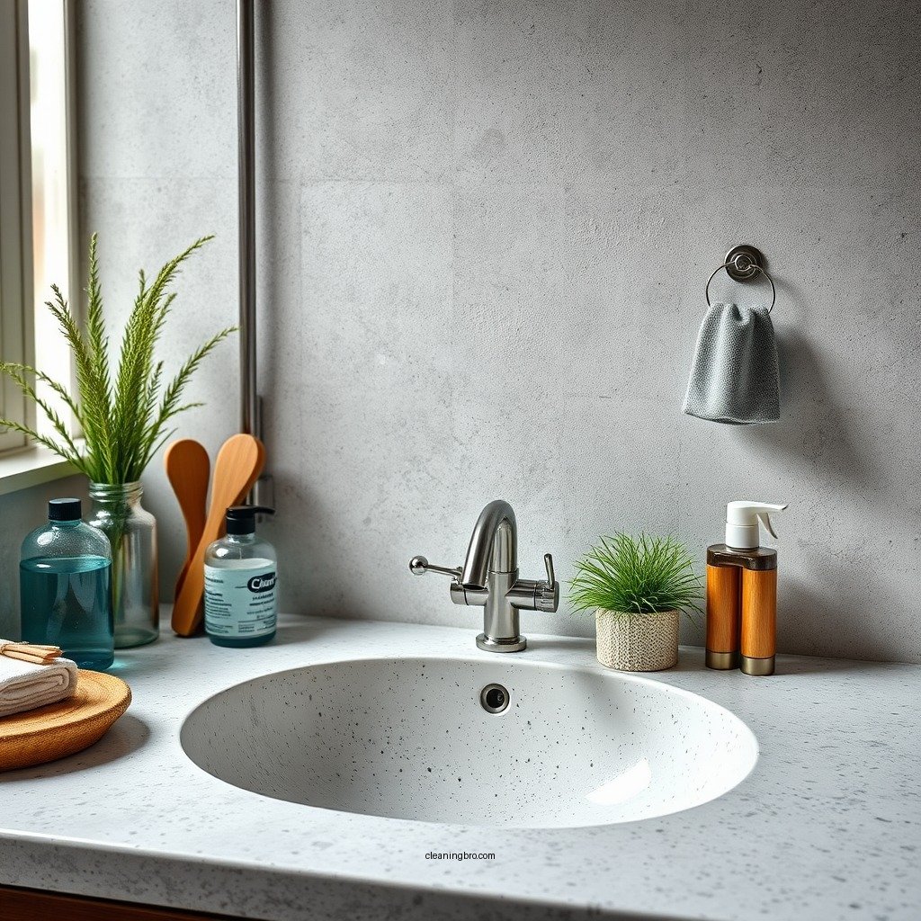 Essential Cleaning Supplies - how to clean a stone sink