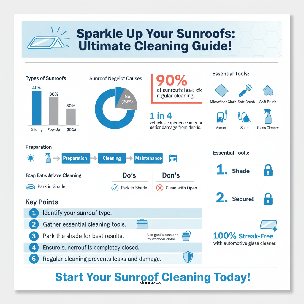 how to clean a sunroof - Data Infographic and Statistics