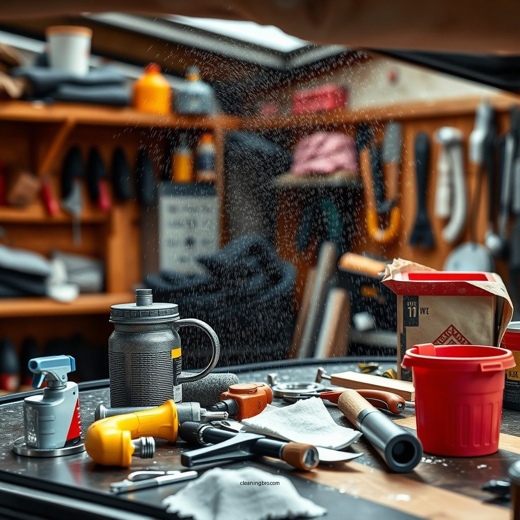 Tools and Supplies Needed - how to clean a sunroof