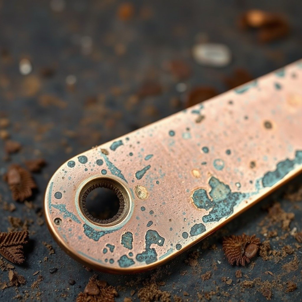 Understanding Copper Tarnish - how to clean a tarnished copper tongue scraper