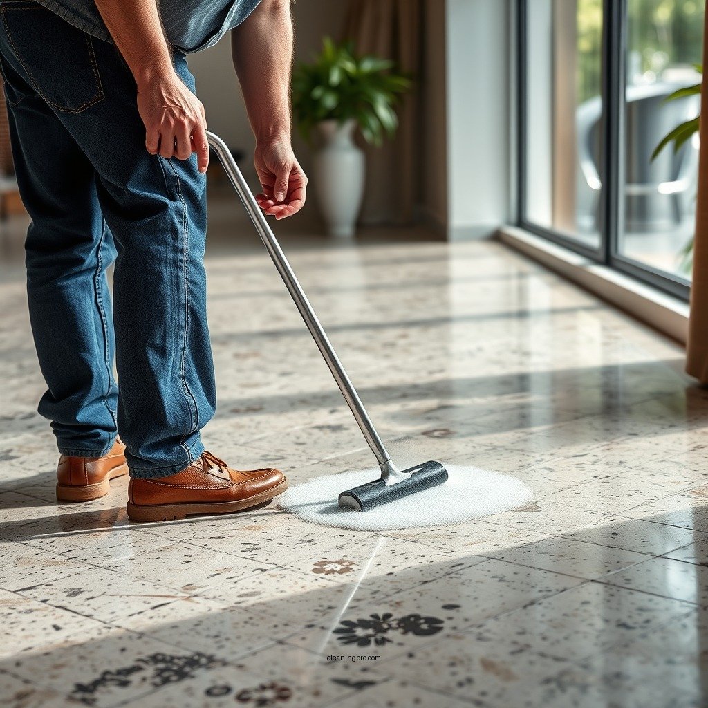 Regular Maintenance Steps - how to clean a terrazzo floor