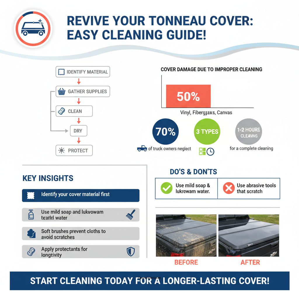 how to clean a tonneau cover - Data Infographic and Statistics