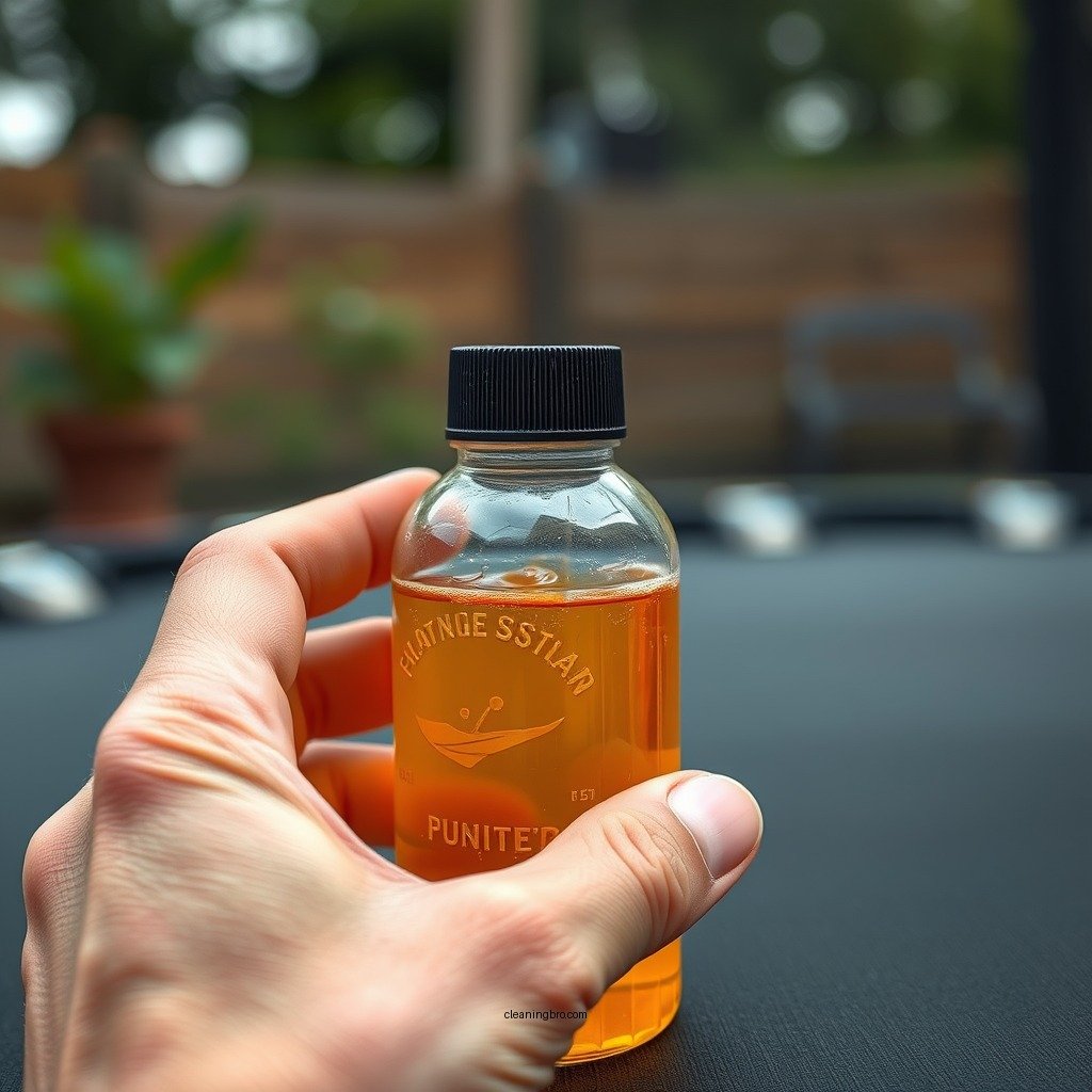 Prepare the Cleaning Solution - how to clean a trampoline mat