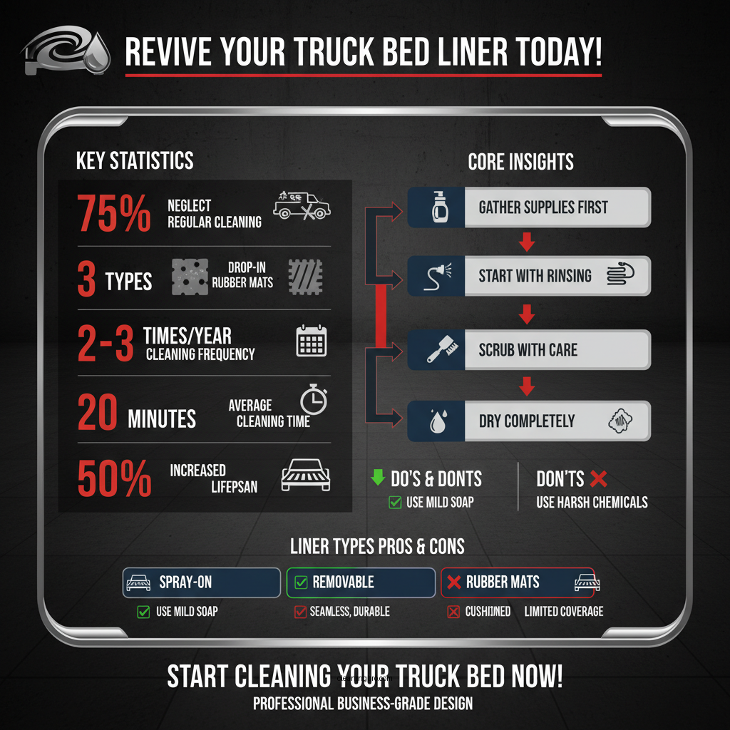 how to clean a truck bed liner - Data Infographic and Statistics