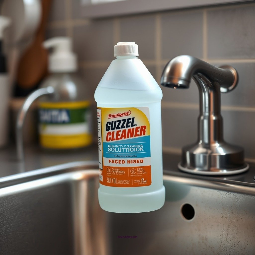 Apply Cleaning Solution - how to clean a utility sink
