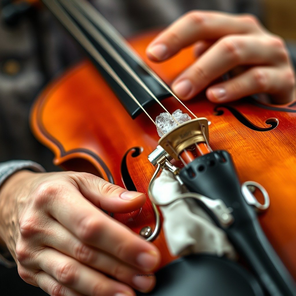Step-by-Step Cleaning Process - how to clean a violin