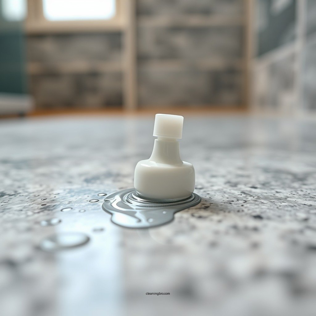 Apply the Cleaning Solution - how to clean a walk in shower floor