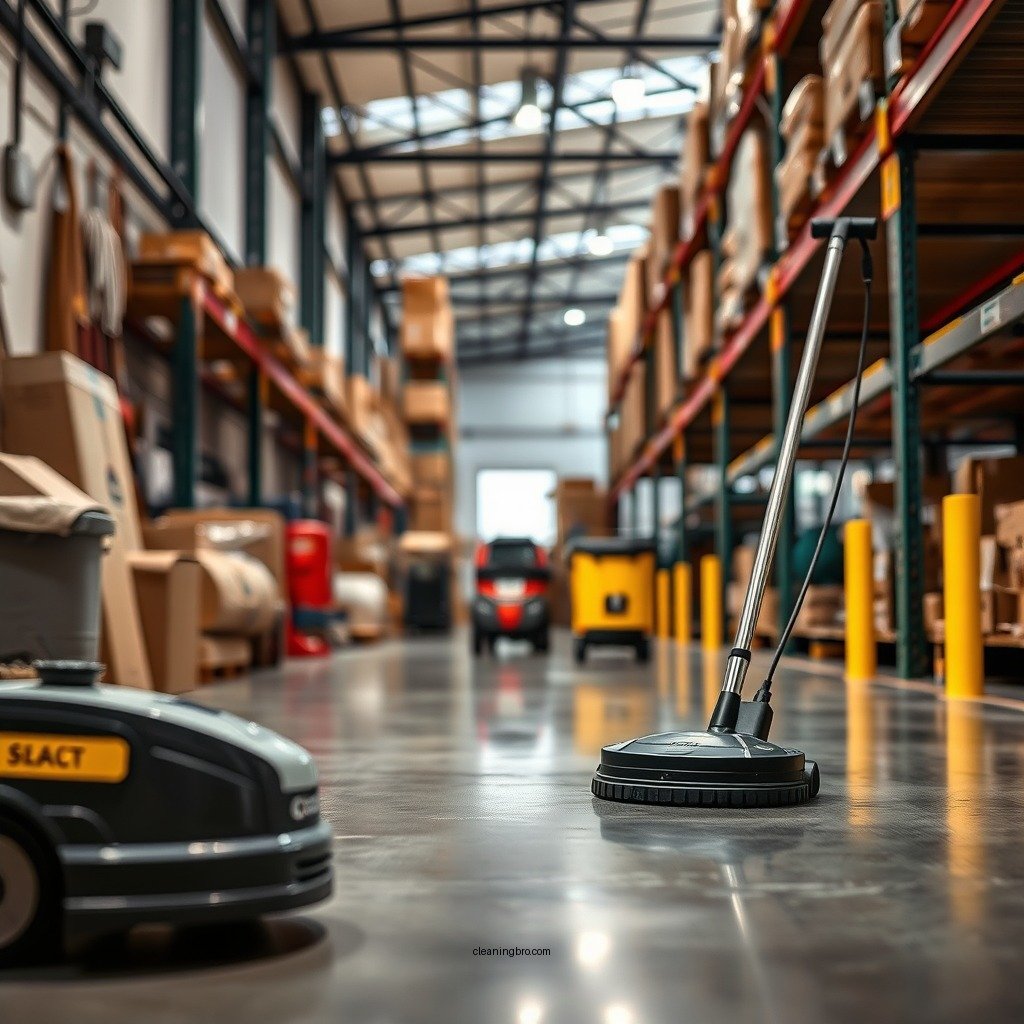 Choosing the Right Cleaning Equipment - how to clean a warehouse floor