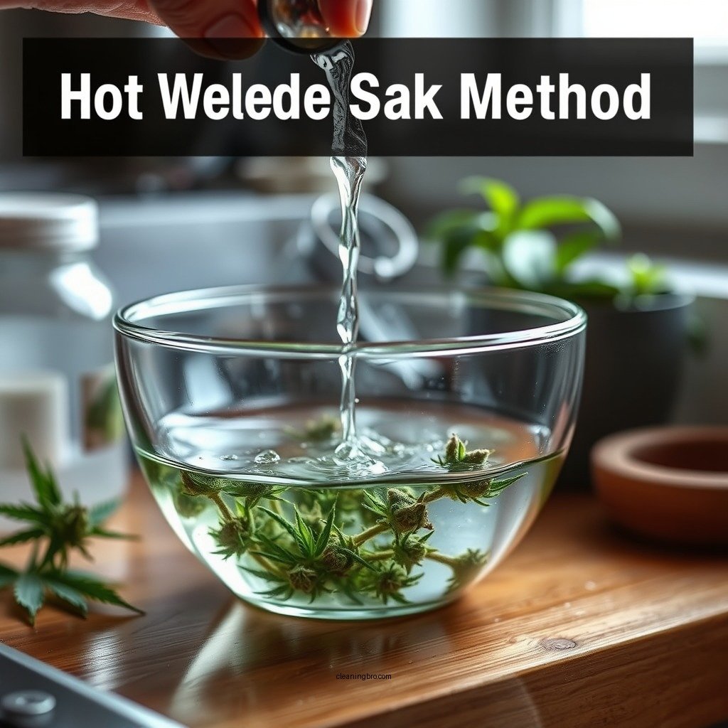 Hot Water Soak Method - how to clean a weed bowl without alcohol