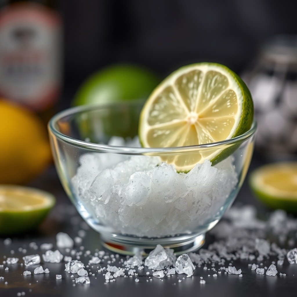 Salt and Lime Juice Technique - how to clean a weed bowl without alcohol