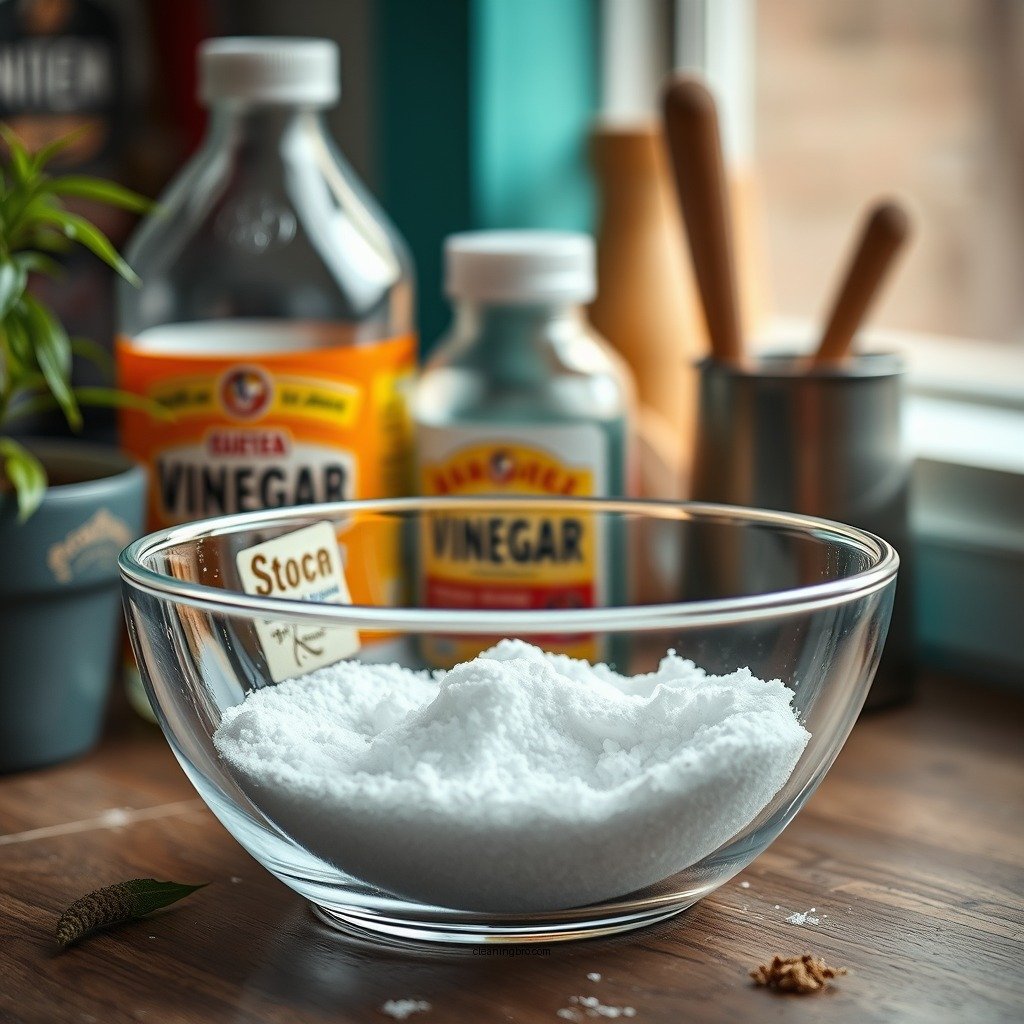 Using Vinegar and Baking Soda - how to clean a weed bowl without alcohol