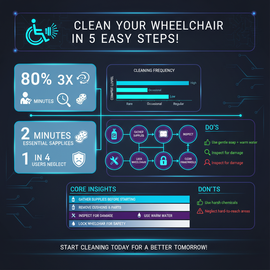 how to clean a wheelchair - Data Infographic and Statistics