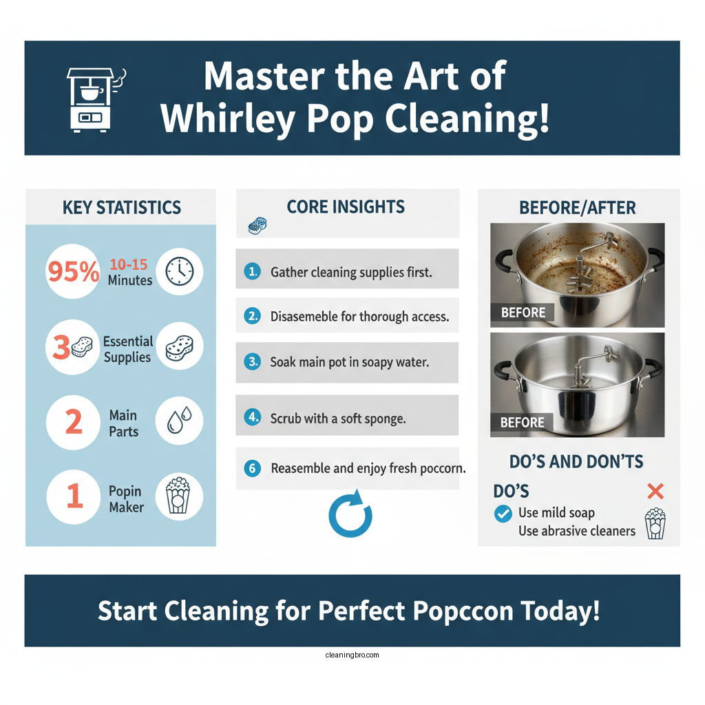 how to clean a whirley pop - Data Infographic and Statistics