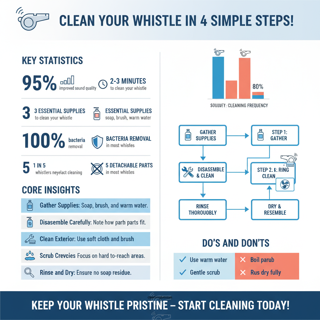 how to clean a whistle - Data Infographic and Statistics