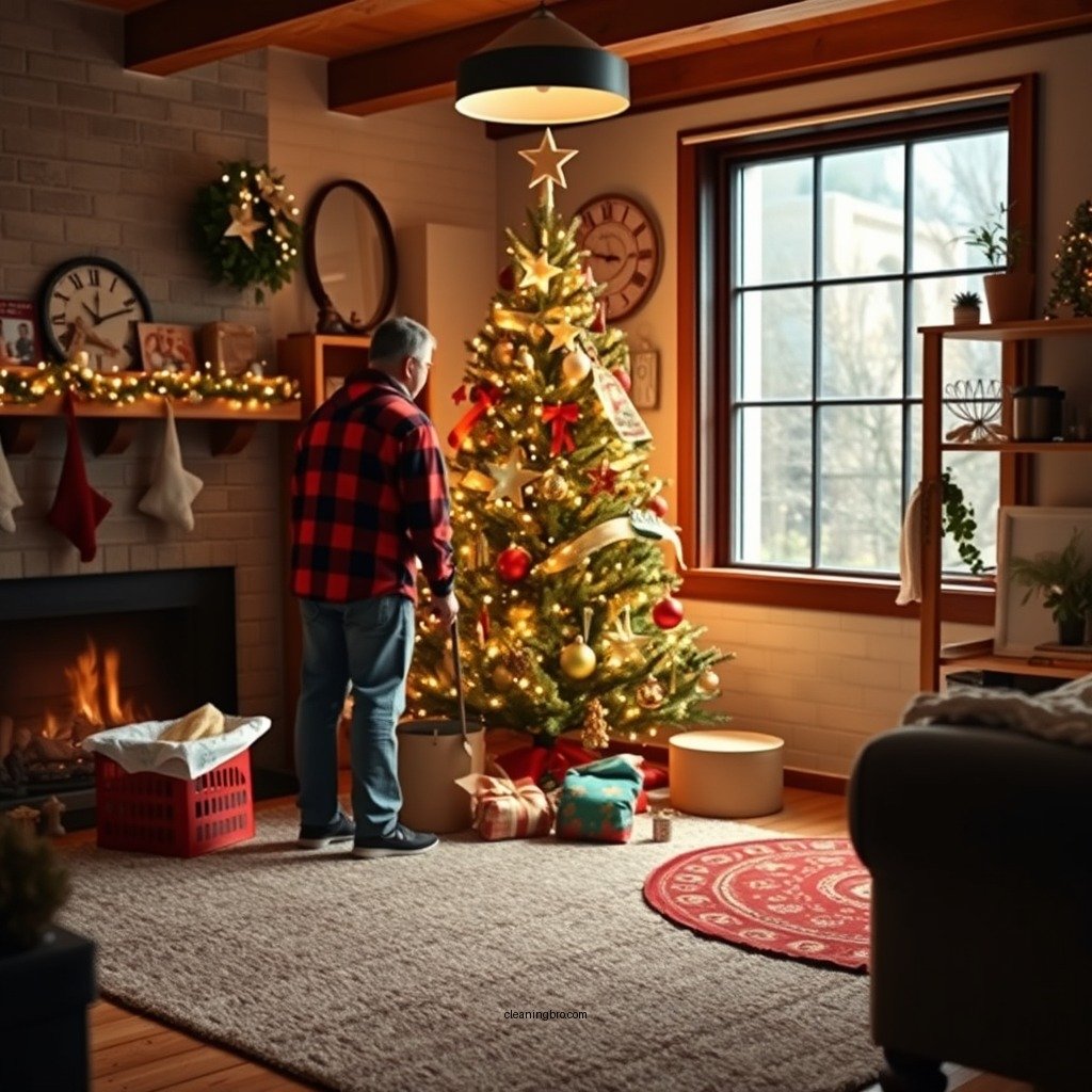 Gather Your Cleaning Supplies - how to clean a white artificial christmas tree