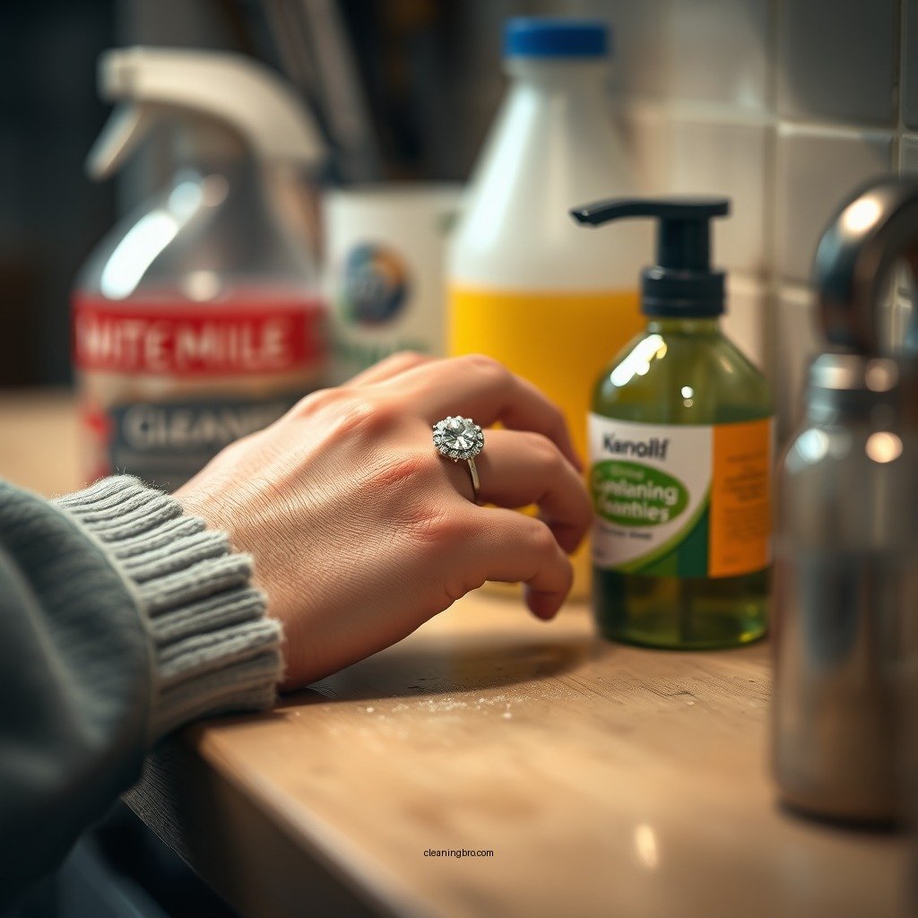 Gather Your Cleaning Supplies - how to clean a white gold ring