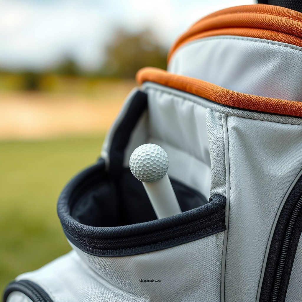 Cleaning the Exterior - how to clean a white golf bag
