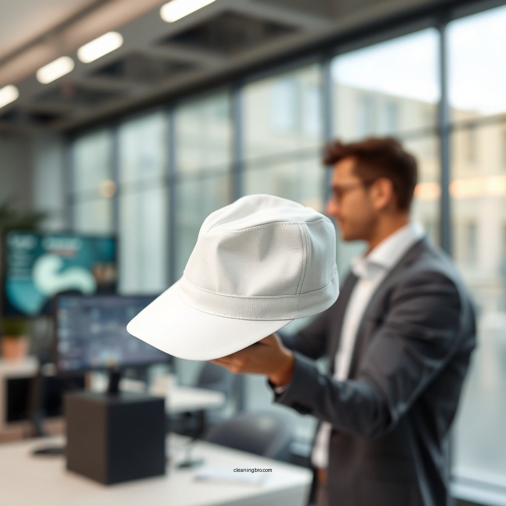 Choosing the Right Cleaning Solution - how to clean a white hat with yellow stains