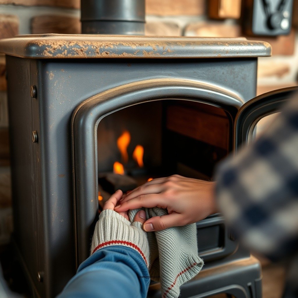 Prepare the Stove for Cleaning - how to clean a wood burning stove exterior