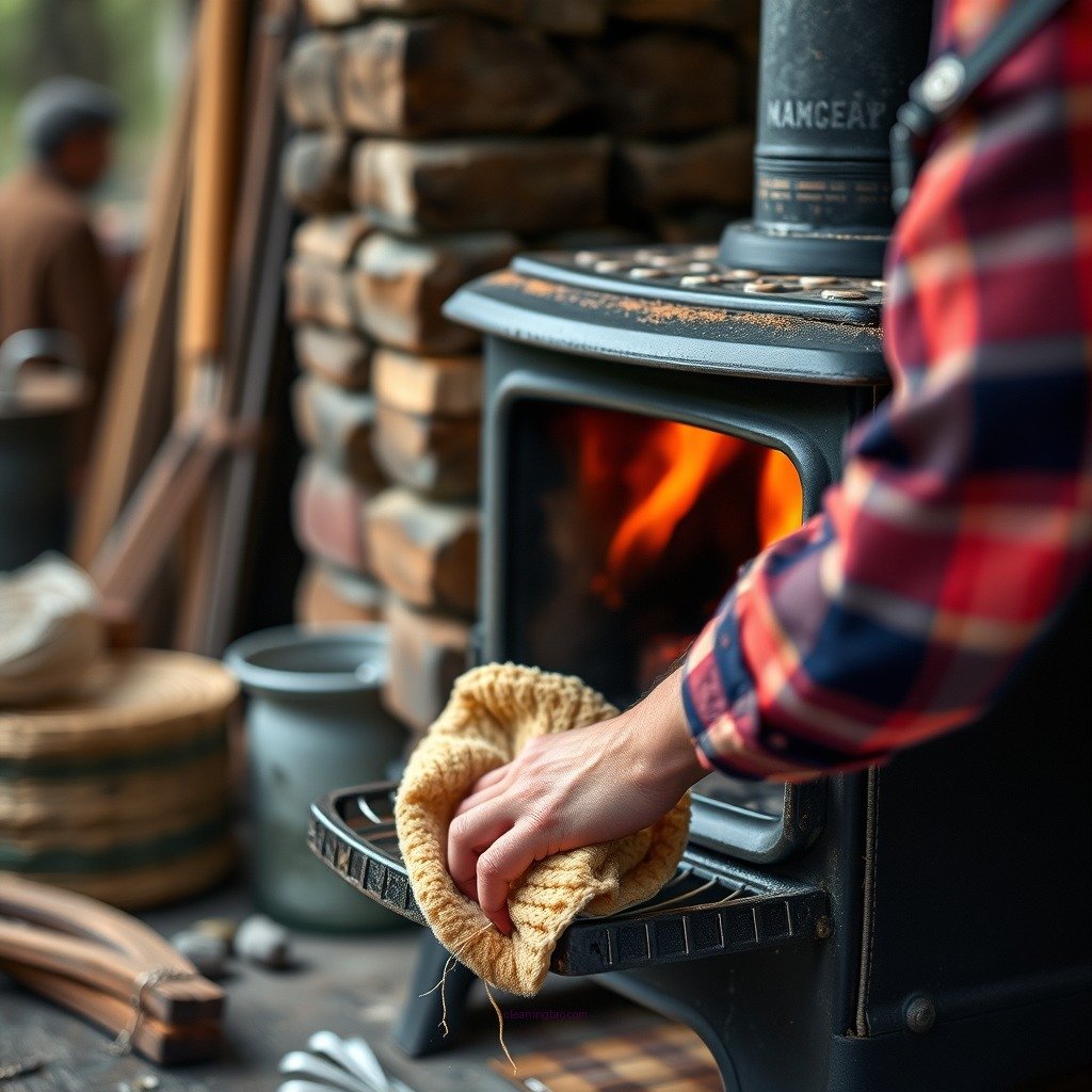 Prepare the Stove for Cleaning - how to clean a wood burning stove on the outside