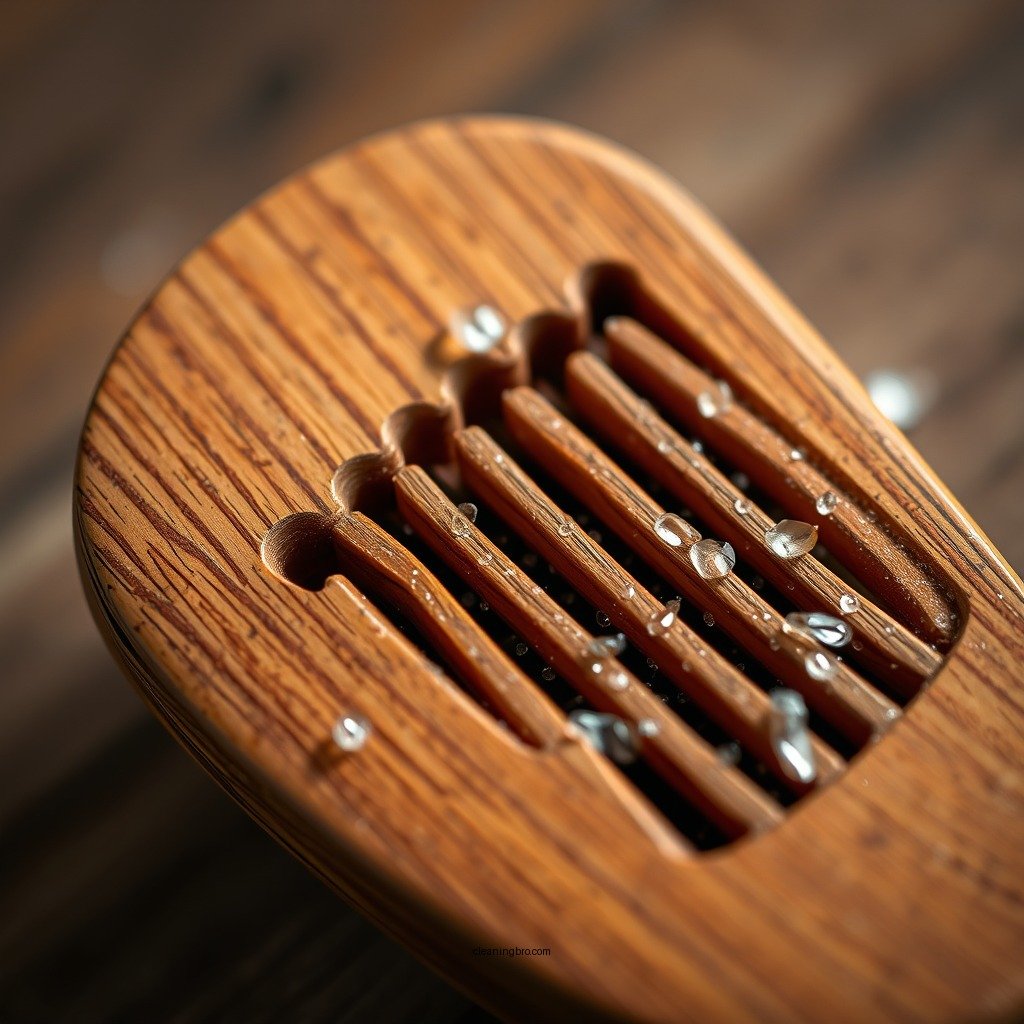 Deep Cleaning Techniques - how to clean a wood comb