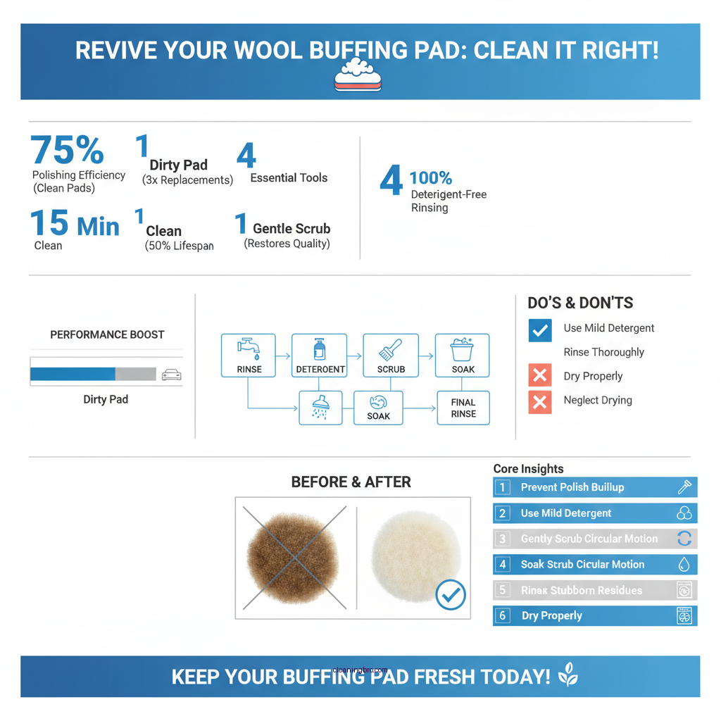 how to clean a wool buffing pad - Data Infographic and Statistics