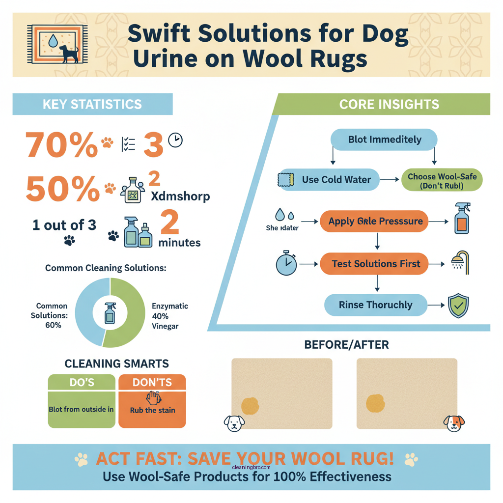 how to clean a wool rug from dog urine - Data Infographic and Statistics