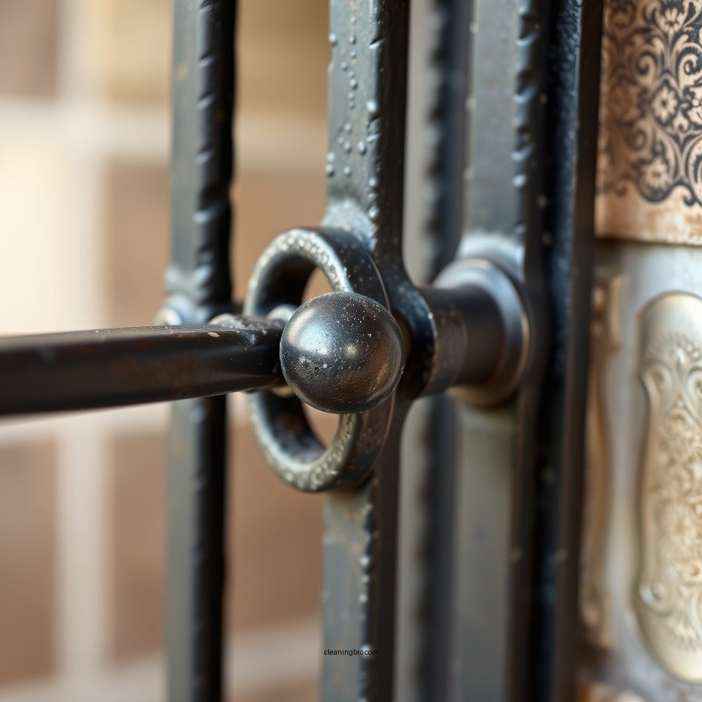 Clean the Wrought Iron Surface - how to clean a wrought iron door