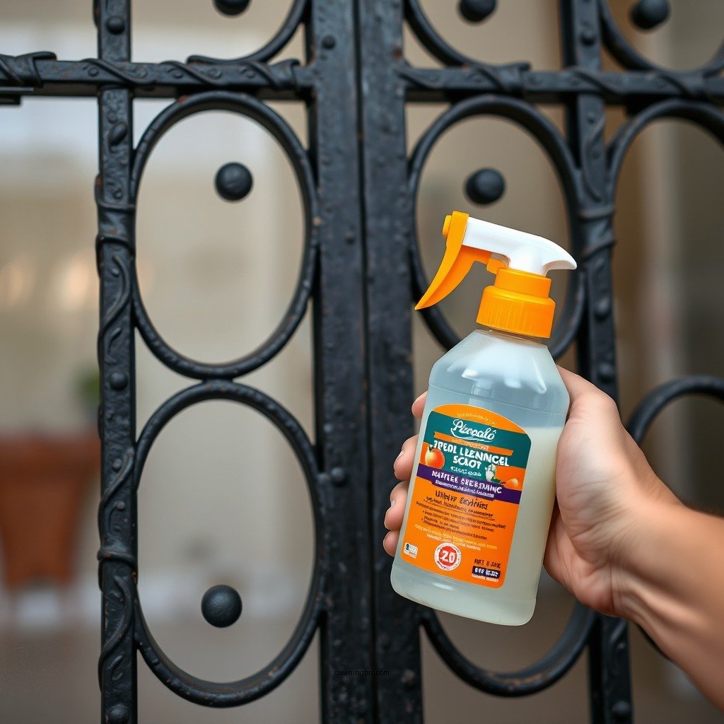 Prepare the Cleaning Solution - how to clean a wrought iron door