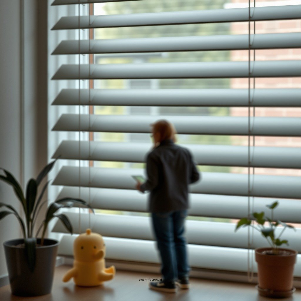 Preparing for Cleaning - how to clean accordion blinds