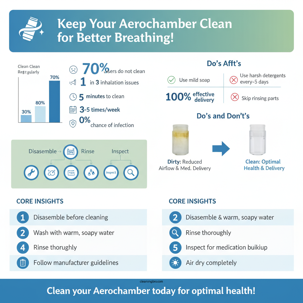 how to clean aerochamber - Data Infographic and Statistics