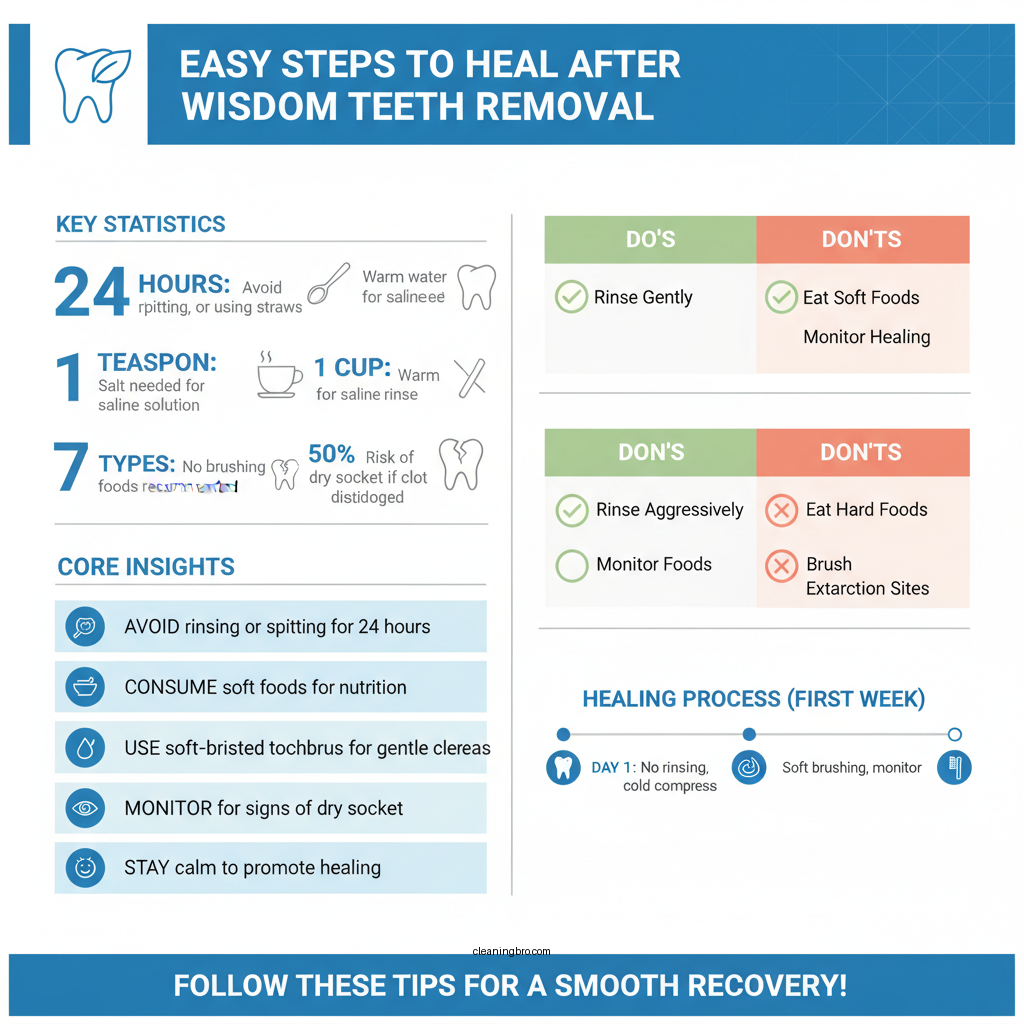 how to clean after wisdom teeth removal - Data Infographic and Statistics