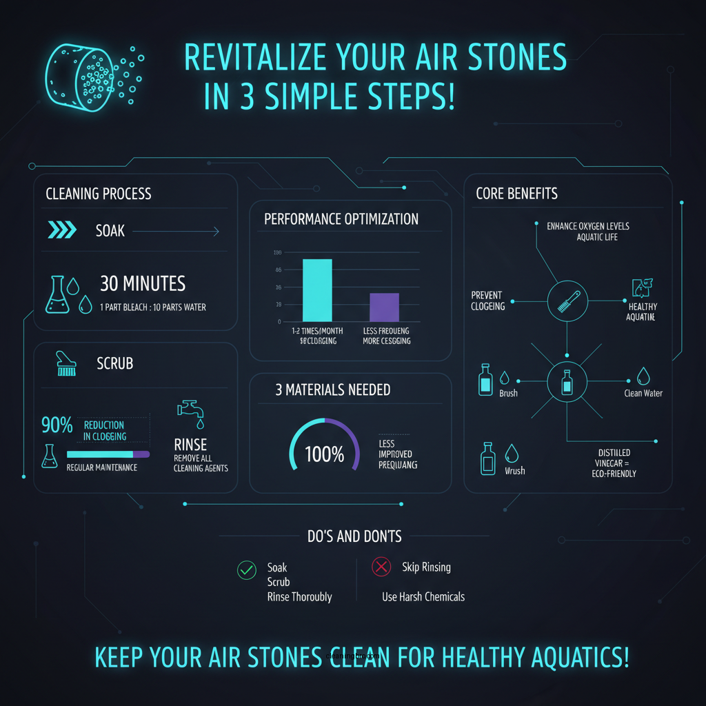 how to clean air stones - Data Infographic and Statistics