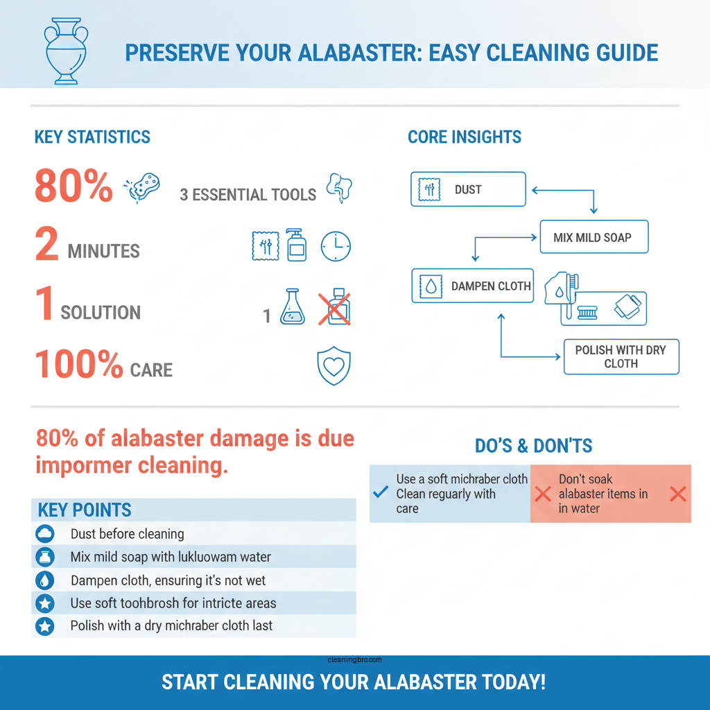 how to clean alabaster - Data Infographic and Statistics
