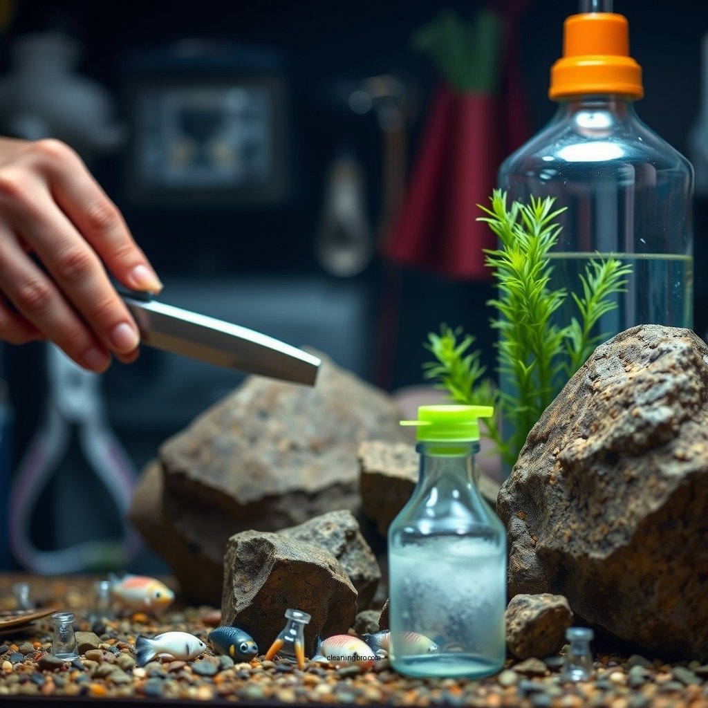 Tools and Supplies Needed - how to clean algae from fish tank rocks