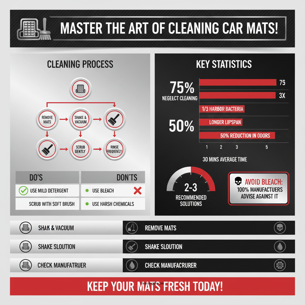 how to clean all weather car mats - Data Infographic and Statistics