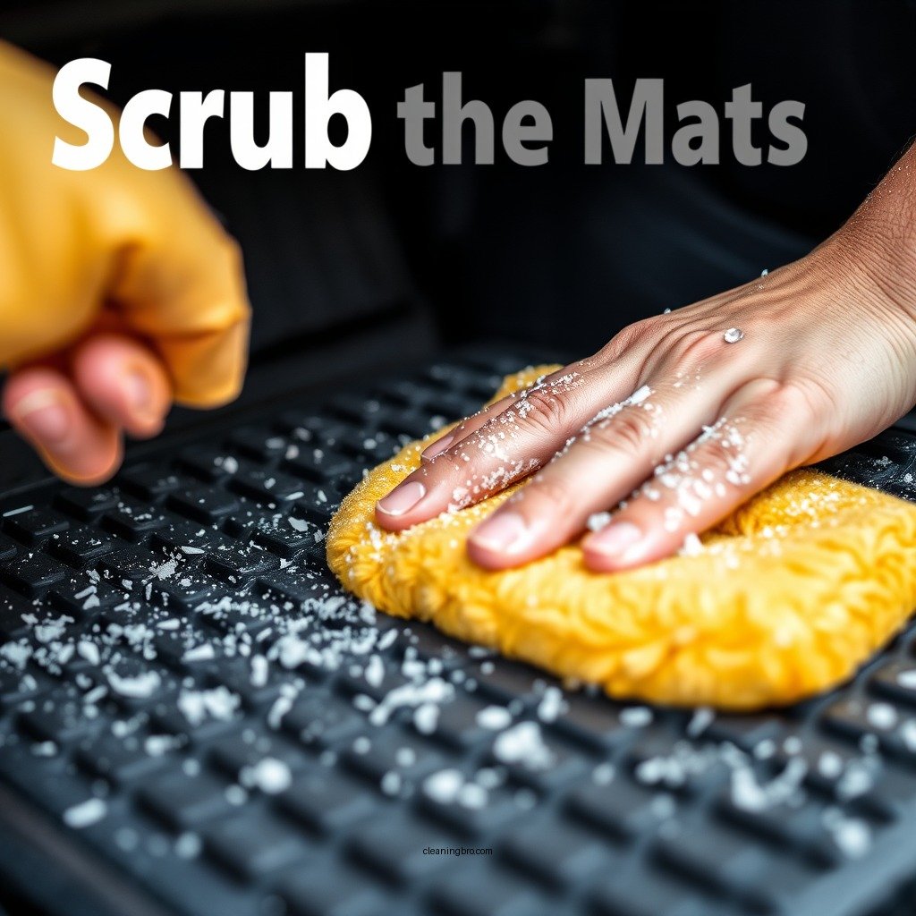 Scrub the Mats - how to clean all weather car mats