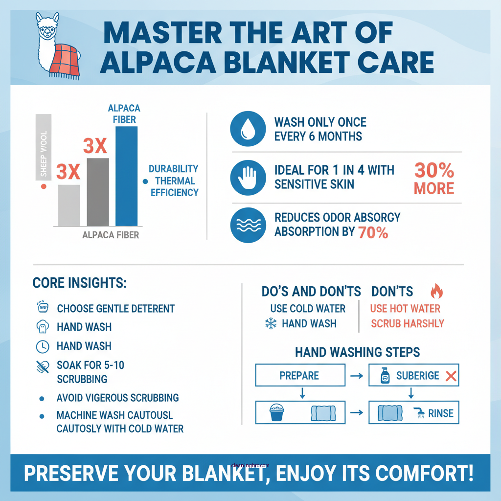 how to clean alpaca blanket - Data Infographic and Statistics
