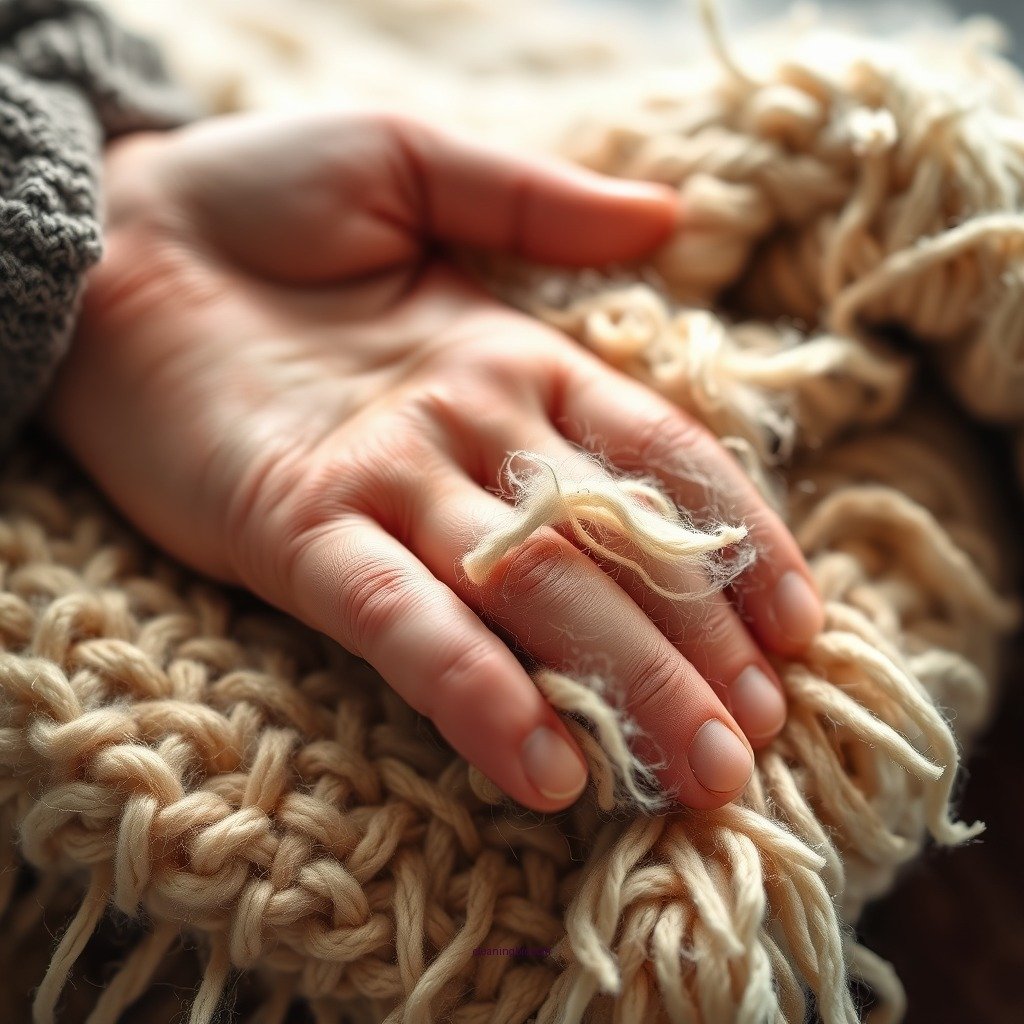 Hand Washing Your Blanket - how to clean alpaca wool blanket