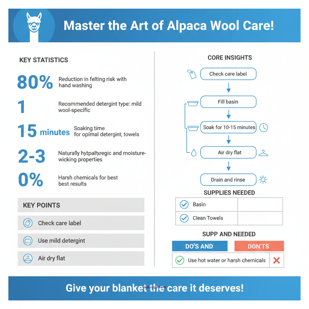 how to clean alpaca wool blanket - Data Infographic and Statistics