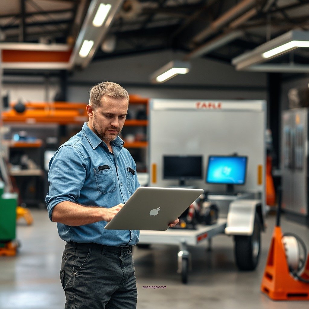 Prepare the Trailer for Cleaning - how to clean aluminium trailer