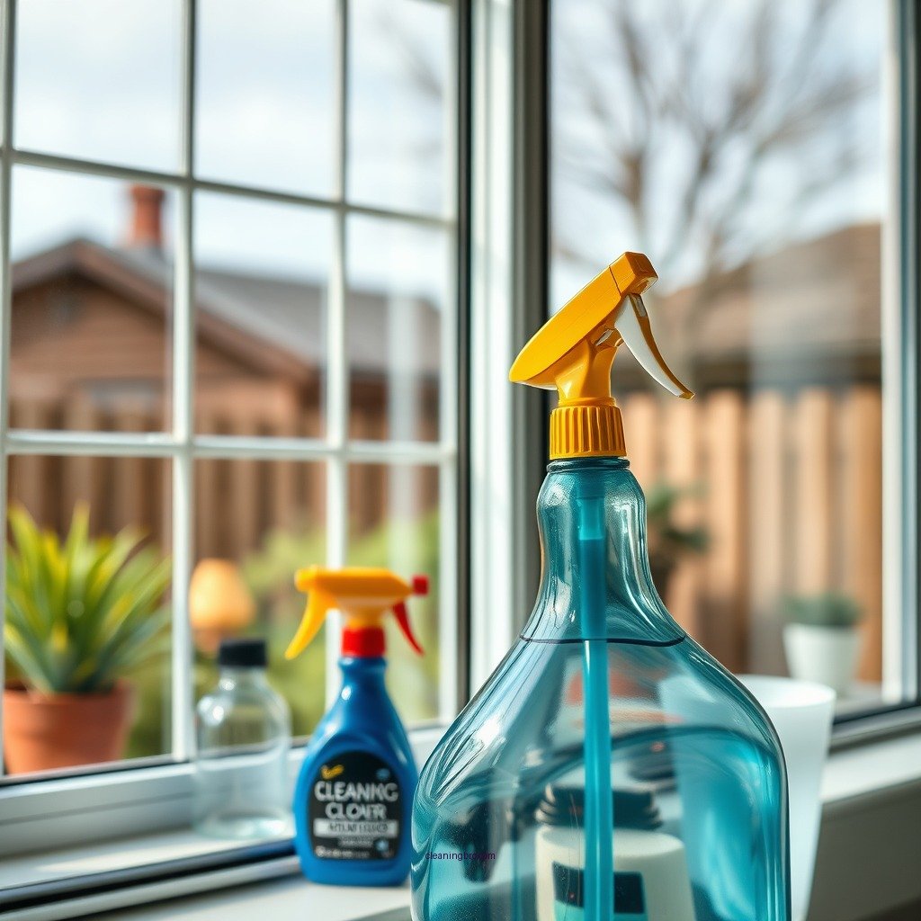 Gather Your Cleaning Supplies - how to clean aluminium window frames