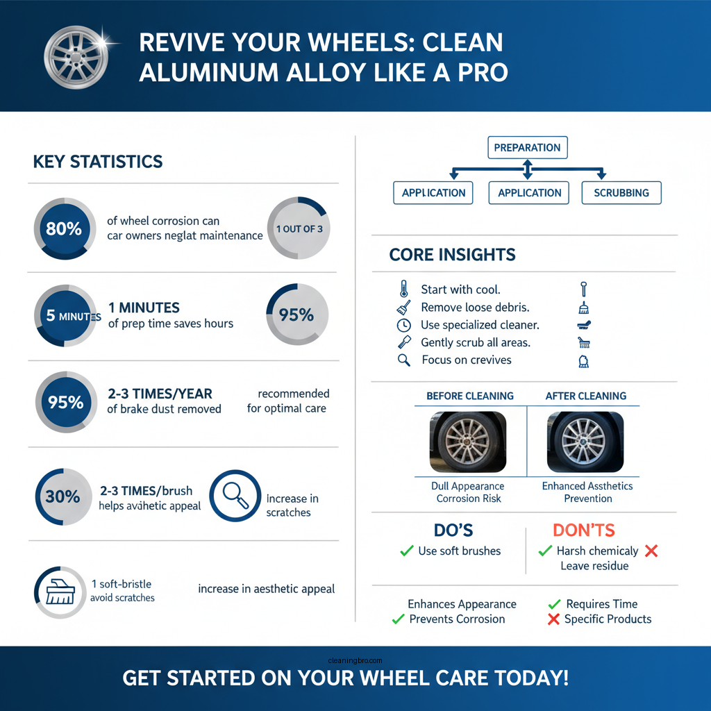 how to clean aluminum alloy wheels - Data Infographic and Statistics