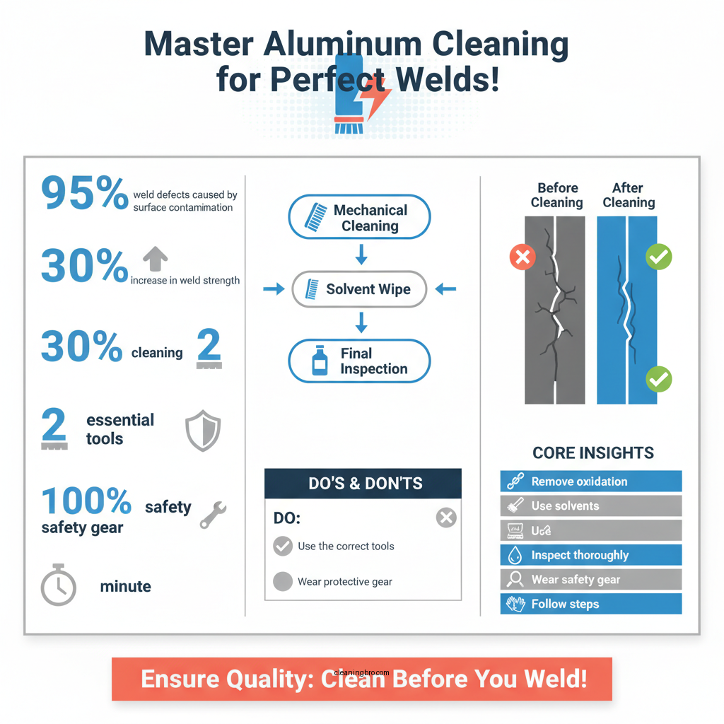 how to clean aluminum before welding - Data Infographic and Statistics