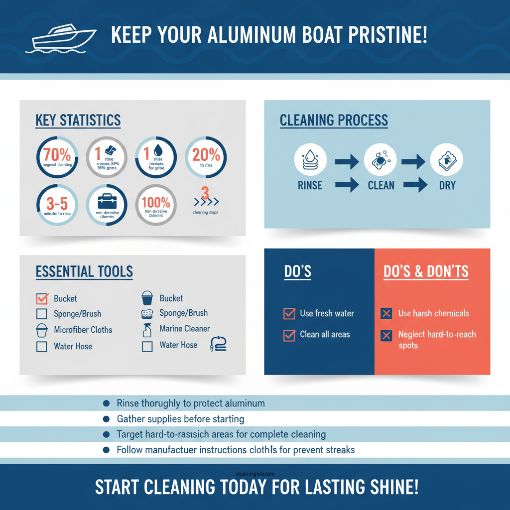 how to clean aluminum boat - Data Infographic and Statistics
