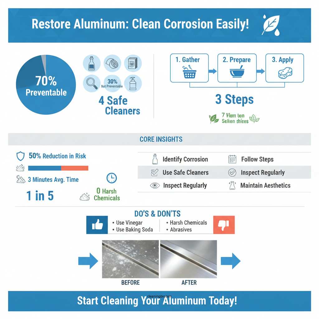 how to clean aluminum corrosion - Data Infographic and Statistics