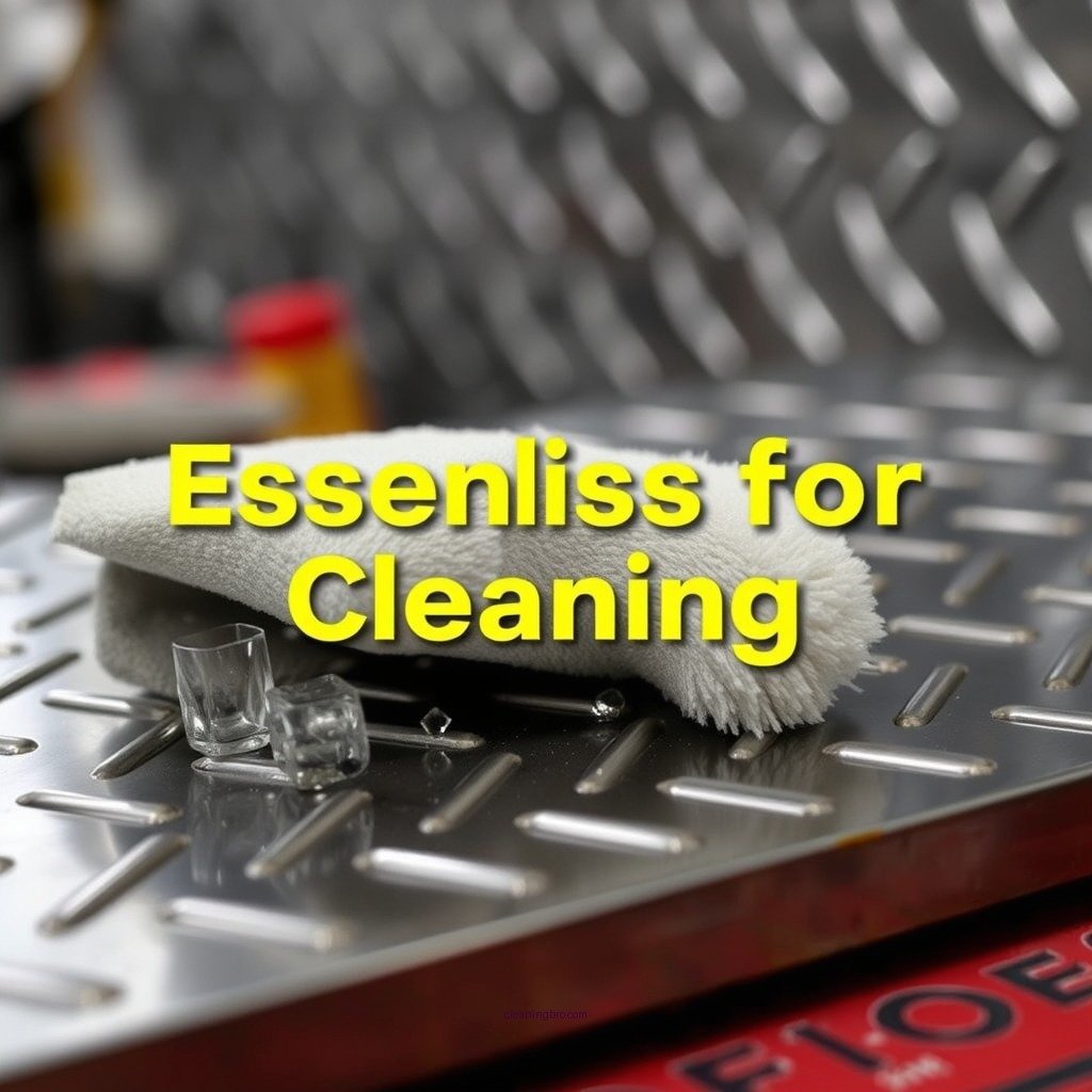 Essential Supplies for Cleaning - how to clean aluminum diamond plate