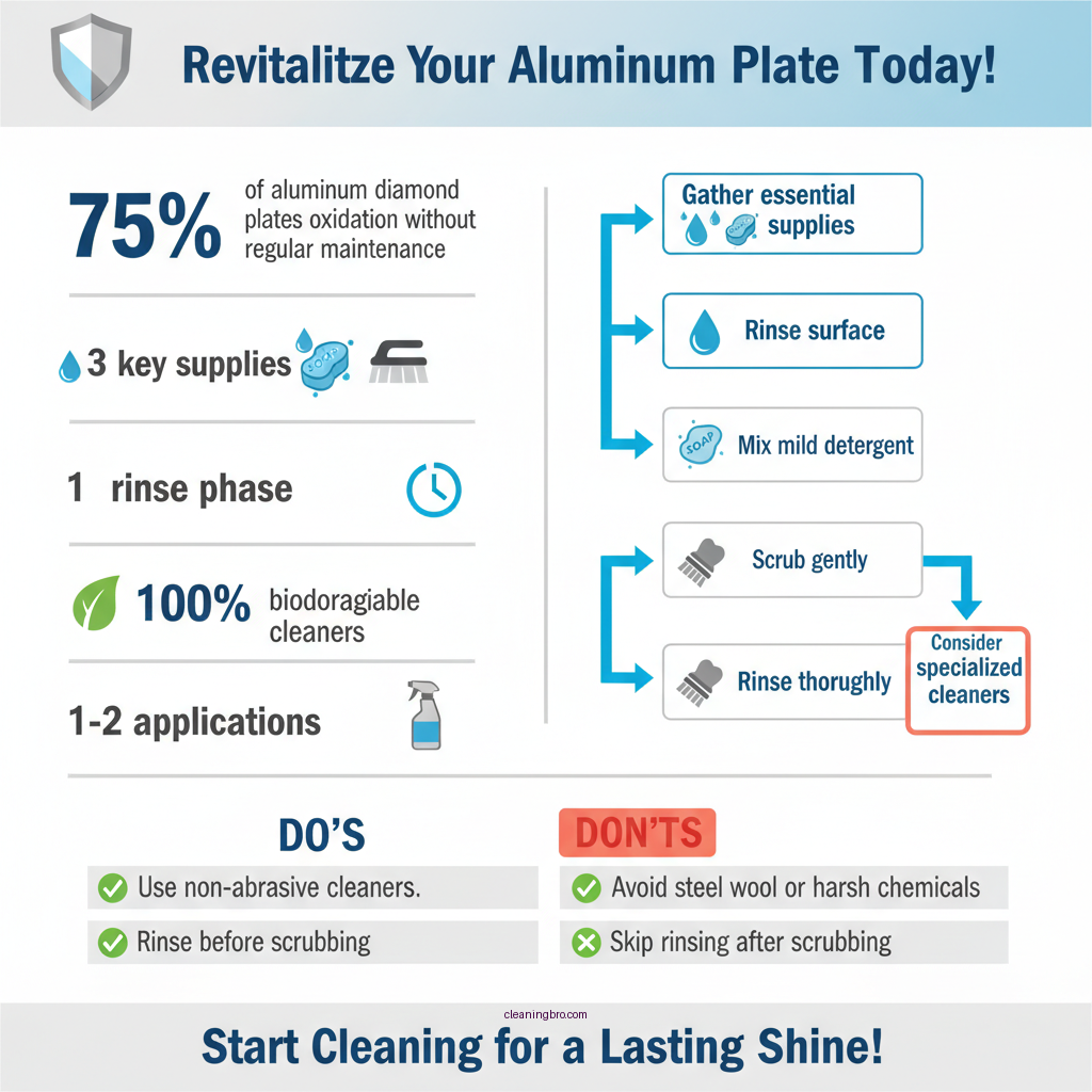 how to clean aluminum diamond plate - Data Infographic and Statistics