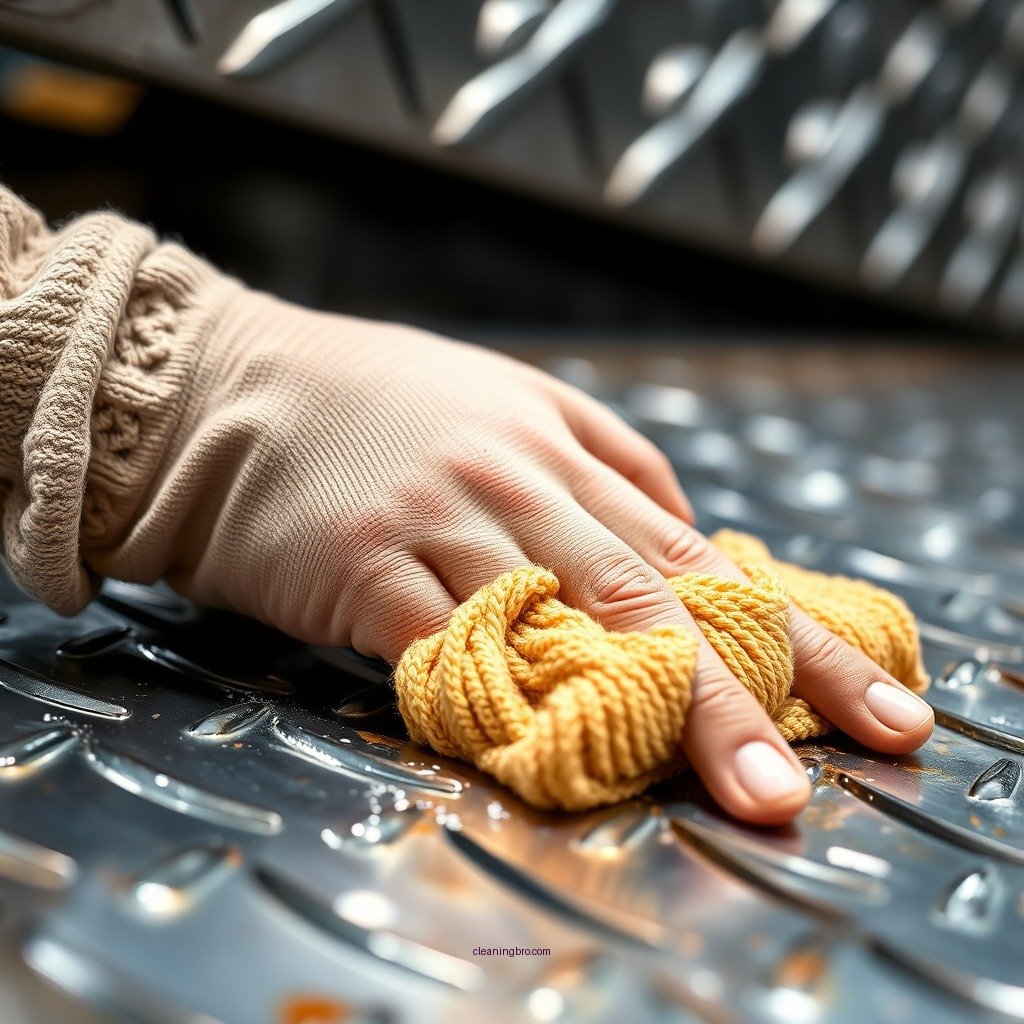 Step-by-Step Cleaning Process - how to clean aluminum diamond plate