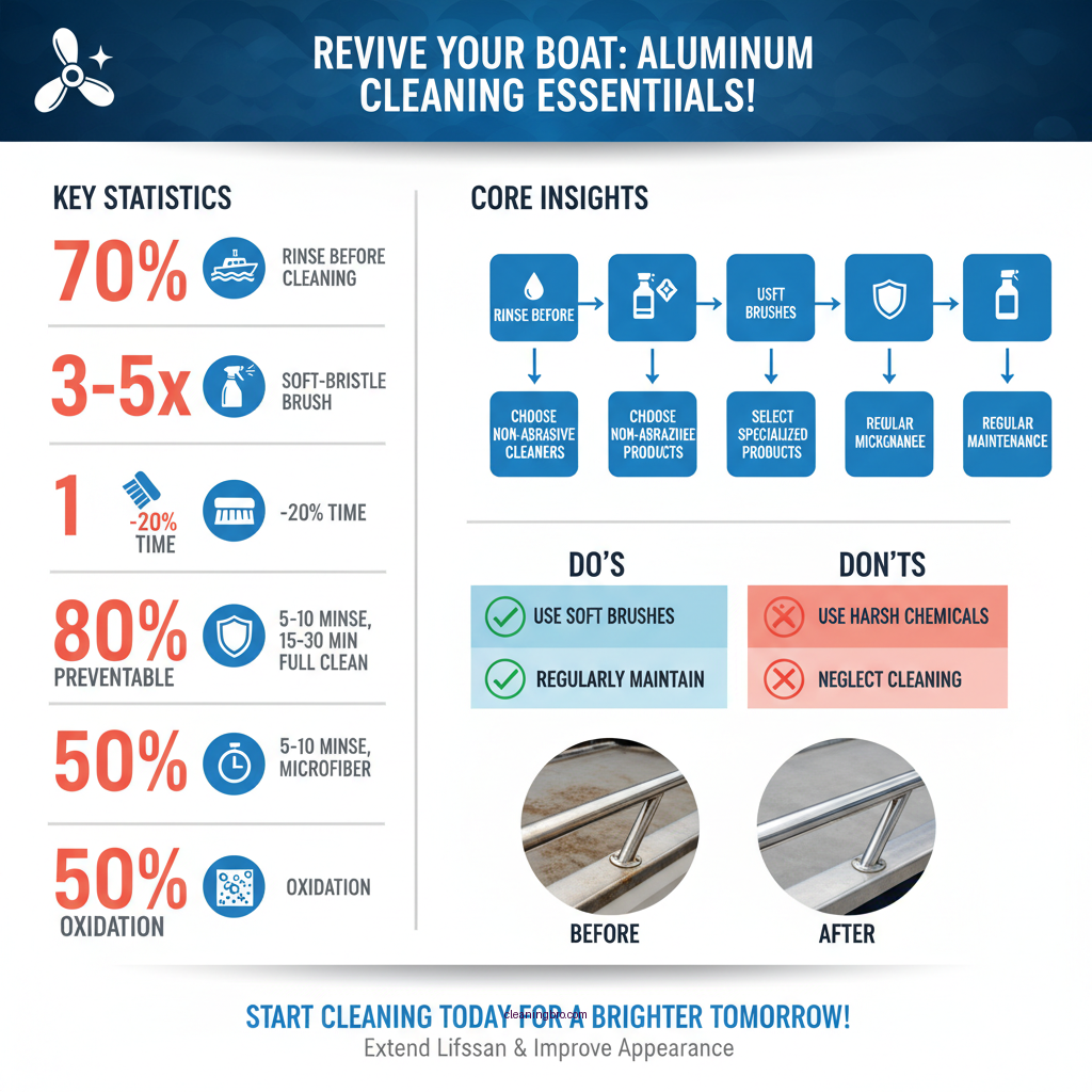 how to clean aluminum on a boat - Data Infographic and Statistics